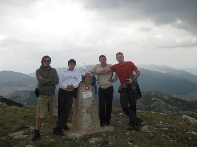 Na vrhu Troglava 1913m